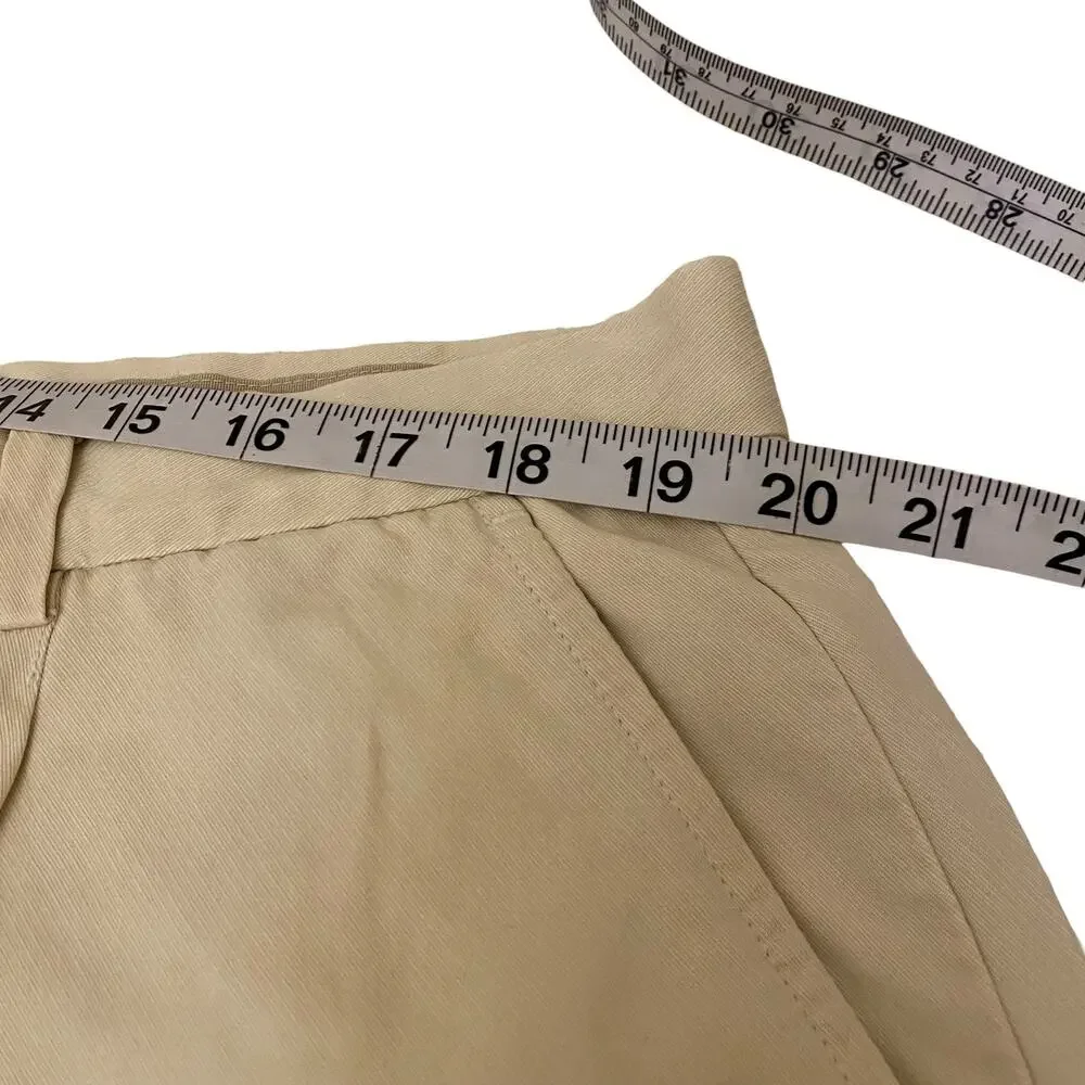 Men's Tommy Bahama Size 42x27 100% Silk Pants Tan Beige Relaxed Leg Coastal